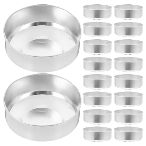 LALAFINA 50 Stück Teelichtbecher Aus Metall Kerzenhalter-basis Aus Aluminium Für Die Dekoration Des Esstischs Vielseitige Tischdekoration LALAFINA 50 Stück Teelichtbecher Aus Metall Kerzenhalter-basis Aus Aluminium Für Die Dekoration Des Esstischs Vielseitige Tischdekoration von LALAFINA