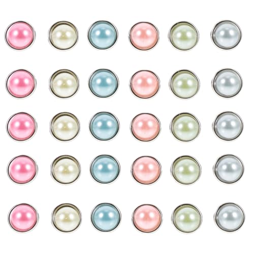 LALAFINA 50 Stück Mini Brads Dekorative Papierklammern mit Perlendesign für Scrapbooking und Bastelarbeiten Robuste und Wiederverwendbare Büroklammern Zufällige Farbe LALAFINA 50 Stück Mini Brads Dekorative Papierklammern mit Perlendesign für Scrapbooking und Bastelarbeiten Robuste und Wiederverwendbare Büroklammern Zufällige Farbe von LALAFINA