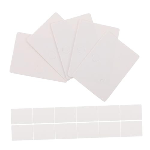 LALAFINA 500stücke Ohrringkarten Aus Pappe Zum Schmuckdisplay Und Verpackungskarten Ohrsteckerhalter Für Einzelhandel Reisen Und Täglichen Gebrauch von LALAFINA