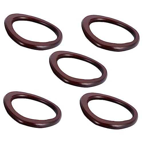 LALAFINA 5stücke Holz Handtaschen Griffe Ovalform Robuste Taschenhenkel Aus Hochwertigem Holz Für Kreative Taschenprojekte Langlebig Und Praktisch LALAFINA 5stücke Holz Handtaschen Griffe Ovalform Robuste Taschenhenkel Aus Hochwertigem Holz Für Kreative Taschenprojekte Langlebig Und Praktisch von LALAFINA