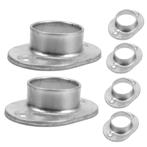 LALAFINA 6 Stück Handlauf Bodenflansche Verzinktem Robuste Rohrstützen für Geländer und Zäune für Verschiedene Anwendungen und Einfache LALAFINA 6 Stück Handlauf Bodenflansche Verzinktem Robuste Rohrstützen für Geländer und Zäune für Verschiedene Anwendungen und Einfache von LALAFINA