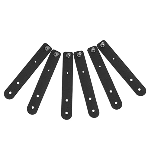 LALAFINA 6 Stück Leder Kabel Organizer Set Kabelmanagement Halter für Datenkabel und Kopfhörerkabel Kompakt und Leicht Installieren für Zuhause und Büro von LALAFINA