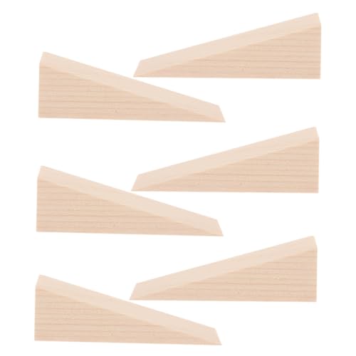 LALAFINA 6 Stück Rutschfeste Dreieckige Türstopper aus Holz Langlebige Türkeile für Zuhause und Büro Design für Vielseitige Anwendungen LALAFINA 6 Stück Rutschfeste Dreieckige Türstopper aus Holz Langlebige Türkeile für Zuhause und Büro Design für Vielseitige Anwendungen von LALAFINA