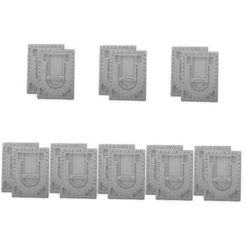LALAFINA 8 Sätze Perlen Design Bretter Für Schmuckdesign DIY Und Armbänder Praktische Aufbewahrungsbox Für Perlen Und Bastelmaterialien Für Kreative Projekte 2 Stück * 8 von LALAFINA