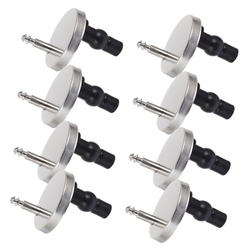 LALAFINA 8 Stück Teiliges Edelstahl Wc Sitz Schrauben Montagesatz für Toilettensitz Scharniere Passend für Standard toilettendeckel Robust und Korrosionsbeständig von LALAFINA