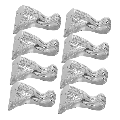 LALAFINA 8 Stück Teiliges Vintage Möbel Eckfüße Dekorative Unterstützung für Schmuckkästen Robust und Wackelfrei für Wohnzimmer und Schlafzimmer von LALAFINA