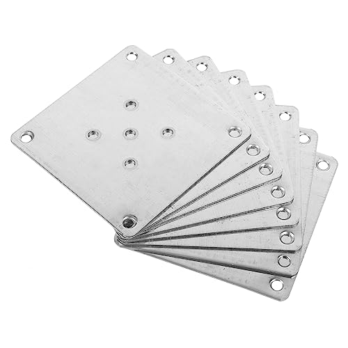 LALAFINA 8Stücke Möbel Beinmontageplatten Flachmöbelhalterung Für Stabile Für Sofa Und Tischbeine Robuste Metallkonstruktion Für DIY Projekte von LALAFINA
