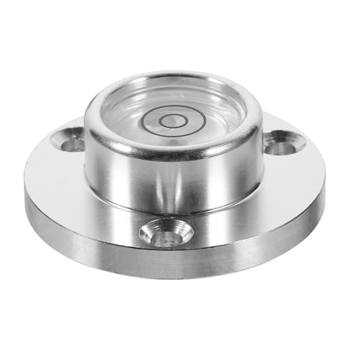 LALAFINA Aluminium Wasserwaage Rundes Messwerkzeug Tragbarer Mehrzweck Blasenpegel mit Präziser Nivellierer für Camper Kamera Golf und Wohnmobil Langlebig und Robust LALAFINA Aluminium Wasserwaage Rundes Messwerkzeug Tragbarer Mehrzweck Blasenpegel mit Präziser Nivellierer für Camper Kamera Golf und Wohnmobil Langlebig und Robust von LALAFINA