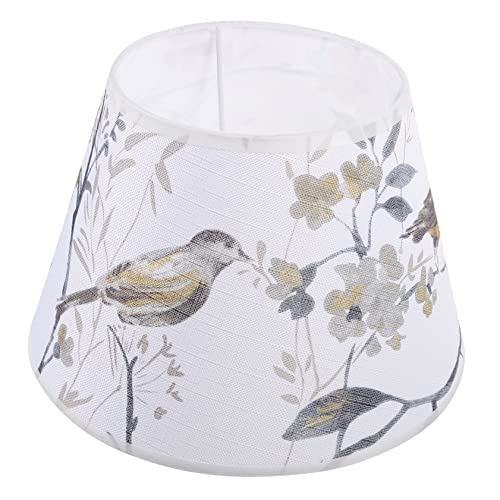 LALAFINA Blumenmuster Lampenschirm für Tischlampen Stoff Lampenschirm Dekorativer Lampenbezug für Schlafzimmer und Wohnzimmer Elegantes Design für Zuhause LALAFINA Blumenmuster Lampenschirm für Tischlampen Stoff Lampenschirm Dekorativer Lampenbezug für Schlafzimmer und Wohnzimmer Elegantes Design für Zuhause von LALAFINA