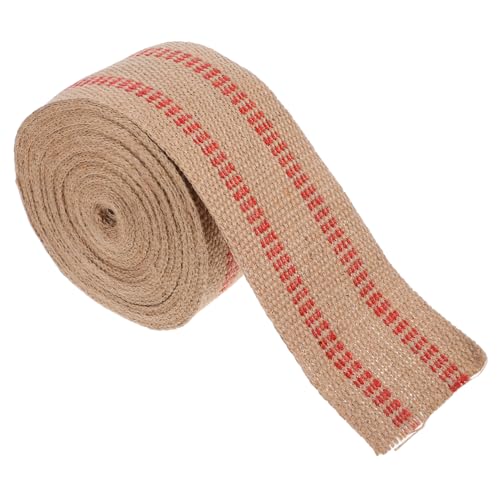 LALAFINA Breites Bastelband mit Roten Streifen für Möbelreparatur DIY Projekte Verpackungen und Rustikale Dekorationen von LALAFINA