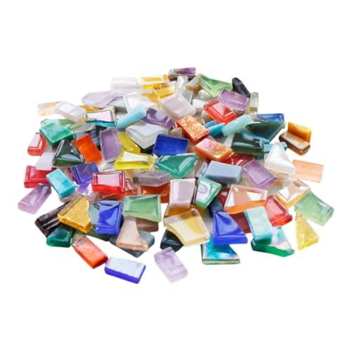 LALAFINA DIY Bunte Mosaiksteine Glasstücke Unregelmäßige Polierte Mosaikfliesen für Handwerk Garten Deko Kreative Bastelmaterialien LALAFINA DIY Bunte Mosaiksteine Glasstücke Unregelmäßige Polierte Mosaikfliesen für Handwerk Garten Deko Kreative Bastelmaterialien von LALAFINA