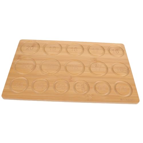 LALAFINA DIY-Perlendesigns schmuck herstellen perlenbrett Schmuck-Design-Tablett Schmuck-Design-Set schmuckherstellung Reize Perlenmatte Schmuck-Design-Board Bead-Board-Tabletts Holz Beige von LALAFINA