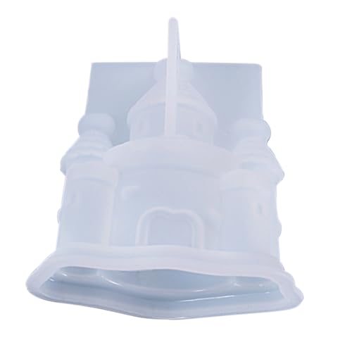 LALAFINA Diy Silikonform Schloss Statue für Handwerk Gießen Lebensmittelechtes Silikongel Robust Transparent für Bastelprojekte und Diy Vielseitig Einfache von LALAFINA
