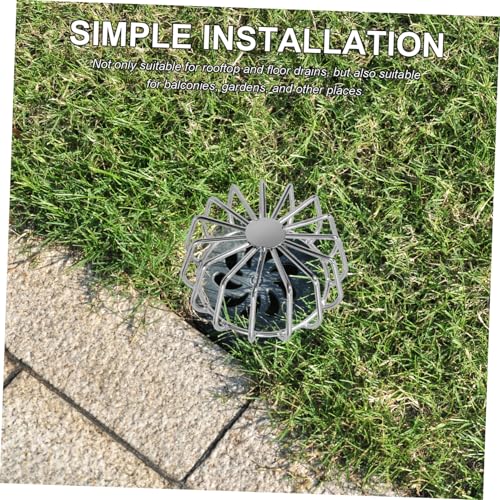 LALAFINA Edelstahl Dachablauf Laubfilter Flankenschutz Langlebig Wiederverwendbar für Außenbereich Balkon Terrasse Abflussabdeckung mit Großer Öffnung Verhindert LALAFINA Edelstahl Dachablauf Laubfilter Flankenschutz Langlebig Wiederverwendbar für Außenbereich Balkon Terrasse Abflussabdeckung mit Großer Öffnung Verhindert von LALAFINA