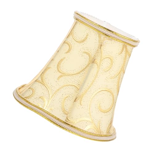 LALAFINA Europäischer Stoff Lampenschirm Retro Lampenabdeckung für Tisch und Stehlampe Langlebig und Vielseitig Einsetzbar Warmes für Ihr Zuhause von LALAFINA