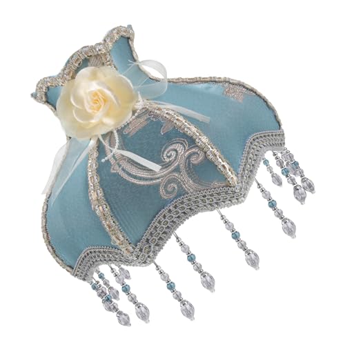 LALAFINA Europäischer Vintage Lampenschirm mit Blumen und Perlenverzierung Dekorativer Schreibtischlampenschirm Hochwertiges Stoffdesign Kompakte für Stilvolle Raumgestaltung LALAFINA Europäischer Vintage Lampenschirm mit Blumen und Perlenverzierung Dekorativer Schreibtischlampenschirm Hochwertiges Stoffdesign Kompakte für Stilvolle Raumgestaltung von LALAFINA