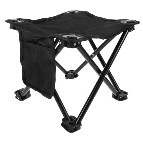 LALAFINA Faltbarer Campinghocker Tragbarer Angelstuhl Oxford Klappbar Leicht für Outdoor Garten Picknick Belastbar LALAFINA Faltbarer Campinghocker Tragbarer Angelstuhl Oxford Klappbar Leicht für Outdoor Garten Picknick Belastbar von LALAFINA