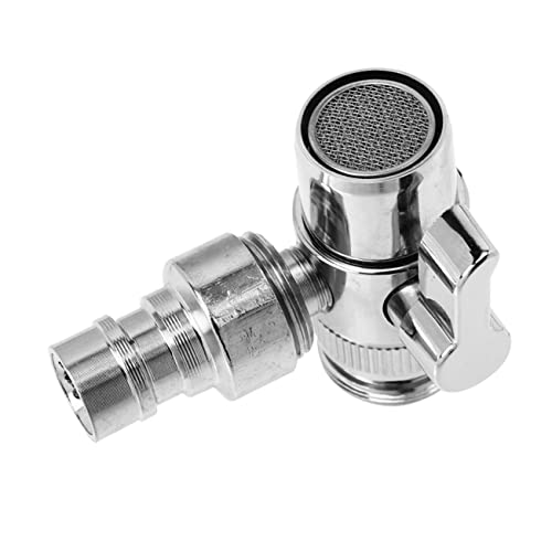 LALAFINA Faucet Splitter Vollkupfer Wasseranschlussadapter für Spüle Waschmaschine und Geschirrspüler Kompakt und Rostfrei Einfache Verbindung für Badezimmer und Küche von LALAFINA