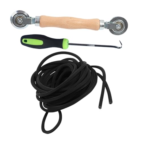 LALAFINA Fenster Bildschirm Druckrad Werkzeug Set für Bildschirm Reparatur Spline Roller für Fenster und Türen Vielseitig Einsetzbar Einfach zu Bedienen von LALAFINA