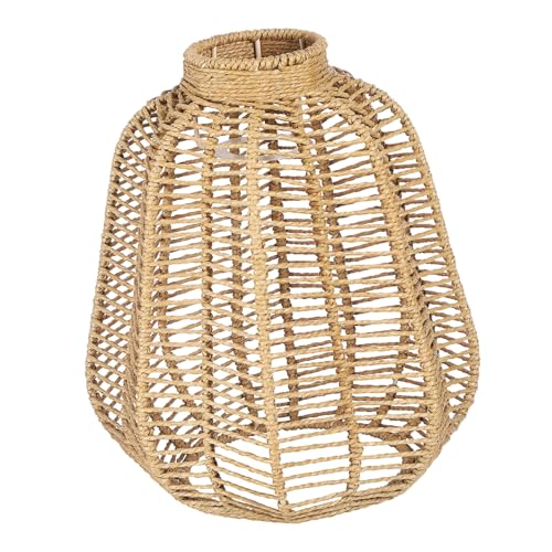 LALAFINA Gewebter Lampenschirm Rattan für Hängelampe Tischlampe und Stehlampe Naturbelassene Wohnraumdeko für Schlafzimmer Wohnzimmer und Esszimmer Leicht zu Montieren Robust und LALAFINA Gewebter Lampenschirm Rattan für Hängelampe Tischlampe und Stehlampe Naturbelassene Wohnraumdeko für Schlafzimmer Wohnzimmer und Esszimmer Leicht zu Montieren Robust und von LALAFINA
