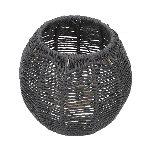 LALAFINA Hängelampe mit Handgefertigtem Woven Lampenschirm Vintage Deckenleuchte für und Außenbereich für Restaurants Wohnräume und Gaststätten Schwarz LALAFINA Hängelampe mit Handgefertigtem Woven Lampenschirm Vintage Deckenleuchte für und Außenbereich für Restaurants Wohnräume und Gaststätten Schwarz von LALAFINA