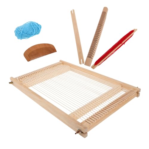 LALAFINA Handgewebter Wandteppich Webstühle Faden Webstuhl Webbein Strickstühle Klein Die Für Erwachsene Webwerkzeug Holz DIY -webenwerkzeug Hölzern Zufällige Farbe LALAFINA Handgewebter Wandteppich Webstühle Faden Webstuhl Webbein Strickstühle Klein Die Für Erwachsene Webwerkzeug Holz DIY -webenwerkzeug Hölzern Zufällige Farbe von LALAFINA
