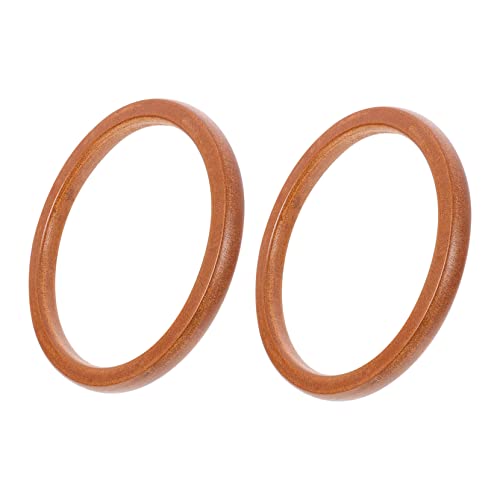 LALAFINA Handtaschengriff 2er-Pack Runde Holzgriffe Zubehör Zur Taschenherstellung Stabiles Holzmaterial Tasche Dekorieren LALAFINA Handtaschengriff 2er-Pack Runde Holzgriffe Zubehör Zur Taschenherstellung Stabiles Holzmaterial Tasche Dekorieren von LALAFINA