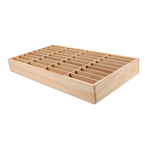 LALAFINA Holz Handyhalter Fächer Schreibtisch Organizer aus Massivem Holz Robustes Aufbewahrungssystem für Büro Klassenzimmer Sichere Handyaufbewahrung Kratzfest Vielseitig Passend von LALAFINA