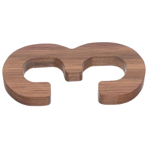 LALAFINA Holzhausnummer Walnuss mit Magnet Moderne Adressnummern für Türdekoration Dreidimensionales Design für Außenbereich Einfache Installation von LALAFINA