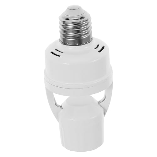 LALAFINA Infrarot Sensor Lichtfassung Schraubsockel für Bewegungsmelder Einstellbare Helligkeit Einfache Installation Geeignet für Flure und Schlafzimmer LALAFINA Infrarot Sensor Lichtfassung Schraubsockel für Bewegungsmelder Einstellbare Helligkeit Einfache Installation Geeignet für Flure und Schlafzimmer von LALAFINA