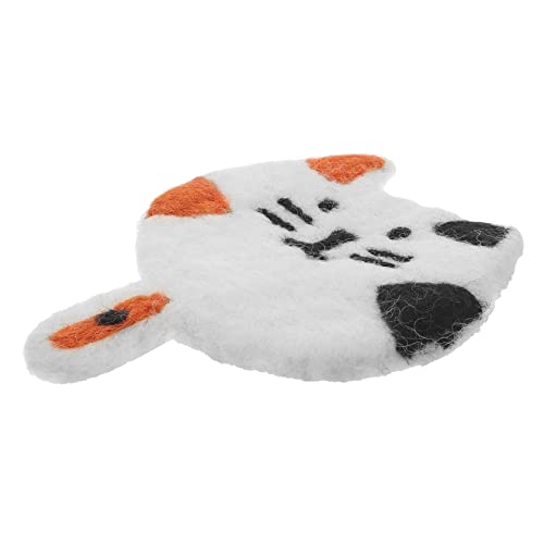 LALAFINA Katzenuntersetzer Wollfilz Süßer Katzenkopf Hitzebeständig Dekorativ für Esstische Langlebig und Wasserabsorbierend Perfektes Wohnaccessoire für Katzenliebhaber LALAFINA Katzenuntersetzer Wollfilz Süßer Katzenkopf Hitzebeständig Dekorativ für Esstische Langlebig und Wasserabsorbierend Perfektes Wohnaccessoire für Katzenliebhaber von LALAFINA