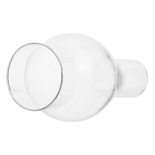 LALAFINA Klarer Glas Lampenzylinder Ersatzglas Winddichter Lampenschirm für Öllampen Retro Öllampe Zubehör und Dekorative Petroleumlampe für Zuhause Hotel Dormitory von LALAFINA