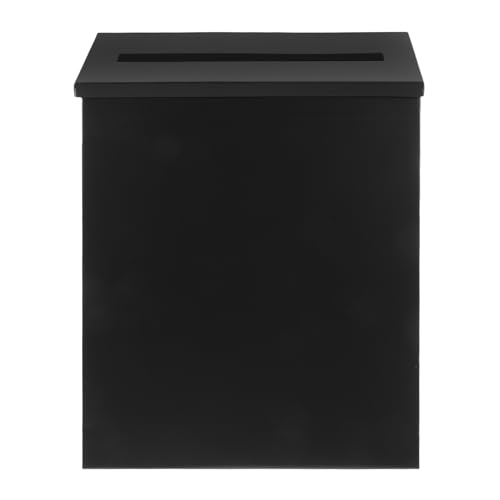 LALAFINA Kreative Metall Meinungsbox für Vorschläge Schwarze Briefkasten Dekoration für Zuhause Büro oder Bauernhof Vintage Design Platzsparend und Langlebig LALAFINA Kreative Metall Meinungsbox für Vorschläge Schwarze Briefkasten Dekoration für Zuhause Büro oder Bauernhof Vintage Design Platzsparend und Langlebig von LALAFINA