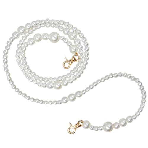 LALAFINA Kreativer Perlenriemen Für Handtaschen Ersatzkette Aus Kunstperlen 120cm Damen Schulterriemen Vintage Handtaschen Zubehör Für Umhängetaschen LALAFINA Kreativer Perlenriemen Für Handtaschen Ersatzkette Aus Kunstperlen 120cm Damen Schulterriemen Vintage Handtaschen Zubehör Für Umhängetaschen von LALAFINA