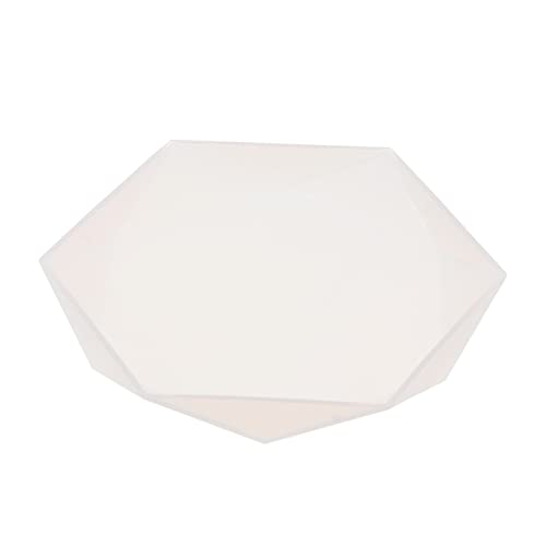 LALAFINA Kristall Epoxidform DIY Gussform Backform Fondant Epoxidformen Silikon Schmuckherstellung Schlüsselharzform Harztablettform Desktop Tablettform Kieselgel Transparent von LALAFINA
