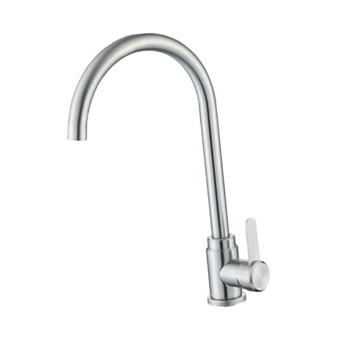 LALAFINA Küchen Wasserhahn mit Keramikventil Drehbarer Mischbatterie für Bad und Spüle Tropffrei Langlebig Einfacher Einbau Temperaturregelung für Heiß und Kaltwasser LALAFINA Küchen Wasserhahn mit Keramikventil Drehbarer Mischbatterie für Bad und Spüle Tropffrei Langlebig Einfacher Einbau Temperaturregelung für Heiß und Kaltwasser von LALAFINA