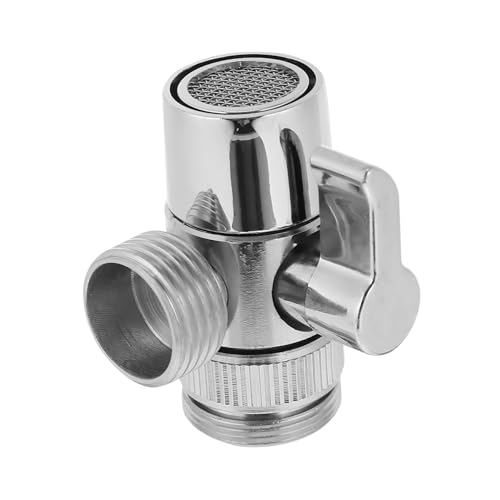 LALAFINA Kupfer Wasserhahn Verteiler Adapter für Waschmaschine und Spüle Wege Wasserhahn Schlauchanschluss mit Dichtungsring Einfache Montage Rostfrei Geeignet für Außenwasserhähne und LALAFINA Kupfer Wasserhahn Verteiler Adapter für Waschmaschine und Spüle Wege Wasserhahn Schlauchanschluss mit Dichtungsring Einfache Montage Rostfrei Geeignet für Außenwasserhähne und von LALAFINA