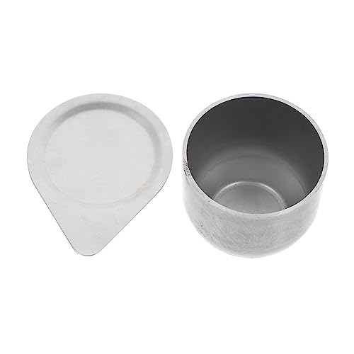 LALAFINA Labor Graphit Schmelztiegel mit Deckel Hitzebeständig Langlebig Präzise Gefertigt Kompakt für Chemielabor Pharma und Metallgießen von LALAFINA