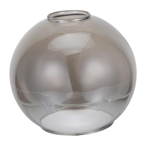 LALAFINA Lampenschirm Rauchglas Elegante Tischlampe für Wohnzimmer Schlafzimmer und Küche Einfache Installation Stilvolle Lichtabdeckung für Moderne Wohnräume von LALAFINA