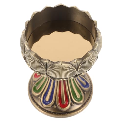 LALAFINA Lotus Teelicht Halter Robuster Buddhistischer Kerzenständer für Hochzeiten und Meditation Vintage Design für Buddha Tischdeko LALAFINA Lotus Teelicht Halter Robuster Buddhistischer Kerzenständer für Hochzeiten und Meditation Vintage Design für Buddha Tischdeko von LALAFINA