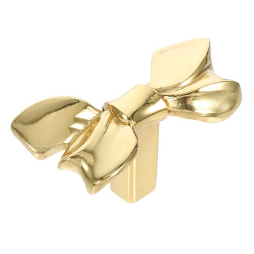 LALAFINA Messing Möbelknopf Schrankgriff Bowknot Design Kommodenknauf für Kleiderschränke Schuhschrank und Kommoden Langlebig Einfach zu Montieren LALAFINA Messing Möbelknopf Schrankgriff Bowknot Design Kommodenknauf für Kleiderschränke Schuhschrank und Kommoden Langlebig Einfach zu Montieren von LALAFINA