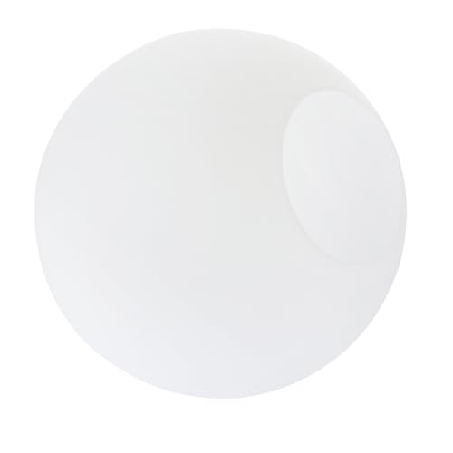 LALAFINA Milchglas Pendelleuchtenschirm Ersatz Opalkugel für Stehlampe Kronleuchter Sanfter Blendfreier Lichteffekt Einfache Installation für Gemütliche von LALAFINA