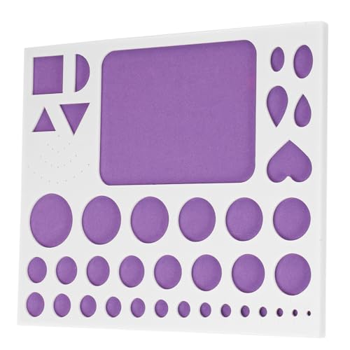 LALAFINA Quilling Vorlage Board Multifunktionales Werkzeug mit Korkrücken für DIY Papierstreifen Tragbares Design für Anfänger und Kreative Bastelprojekte Lila LALAFINA Quilling Vorlage Board Multifunktionales Werkzeug mit Korkrücken für DIY Papierstreifen Tragbares Design für Anfänger und Kreative Bastelprojekte Lila von LALAFINA