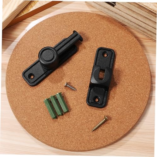 LALAFINA Robuster Türschloss Türriegel Flip Latch aus Zinklegierung für Scheunentore und Metalltore Pick Vielseitig Montierbar mit Schrauben oder Kleber Wetterbeständig von LALAFINA