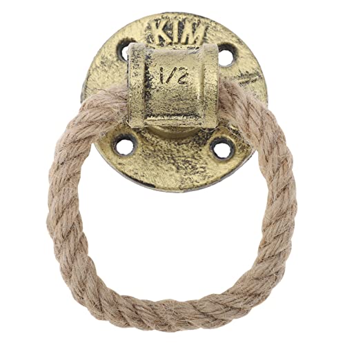 LALAFINA Rustikale Hanfseil Möbelgriffe Vintage Knauf für Schränke und Kleiderschränke Ersatz für Beschädigte Griffe Dekorativer Zuggriff für Zuhause LALAFINA Rustikale Hanfseil Möbelgriffe Vintage Knauf für Schränke und Kleiderschränke Ersatz für Beschädigte Griffe Dekorativer Zuggriff für Zuhause von LALAFINA