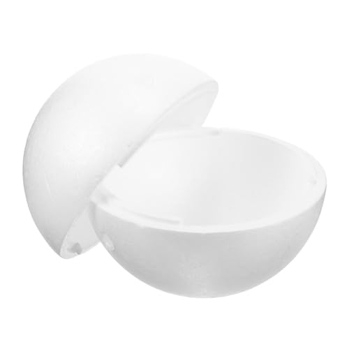 LALAFINA Schaumstoffbälle Zum Basteln Weiße Kugeln Schaumstoffkreis 30 cm Runde Schaumstoffbälle Glatte Halbe Bälle Für Kunst Haushalt Schule Projekt Party LALAFINA Schaumstoffbälle Zum Basteln Weiße Kugeln Schaumstoffkreis 30 cm Runde Schaumstoffbälle Glatte Halbe Bälle Für Kunst Haushalt Schule Projekt Party von LALAFINA