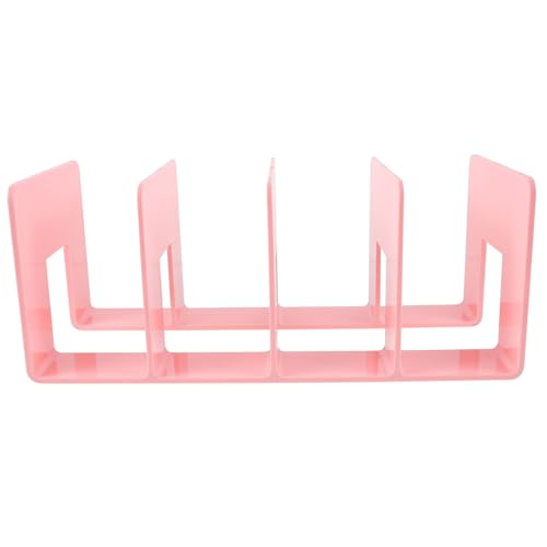 LALAFINA Multi-funktionale Acryl Buchstütze Für Schreibtisch Eleganter Organizer Für Bücher Magazine Und Dokumente Robustes Design Für Büro Und Zuhause von LALAFINA