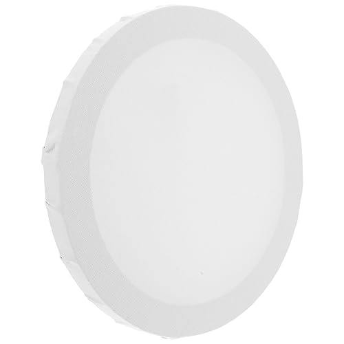 LALAFINA Segeltuch acrylbilder wandverkleidung segelstoff vorlagen ölmalerei Runder Rahmen für Leere Leinwandplatte Mehrzweck-Künstlertafel Malerei Versorgung Reine Baumwolle Weiß von LALAFINA