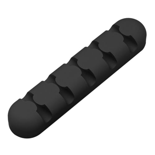 LALAFINA Selbstklebender Silikon Kabelhalter Schwarz Flexibler Kabelwinder für USB Ladekabel Kabelclips zur Kabelaufwicklung und Kabelmanagement Am Schreibtisch für Netz und Datenkabel LALAFINA Selbstklebender Silikon Kabelhalter Schwarz Flexibler Kabelwinder für USB Ladekabel Kabelclips zur Kabelaufwicklung und Kabelmanagement Am Schreibtisch für Netz und Datenkabel von LALAFINA