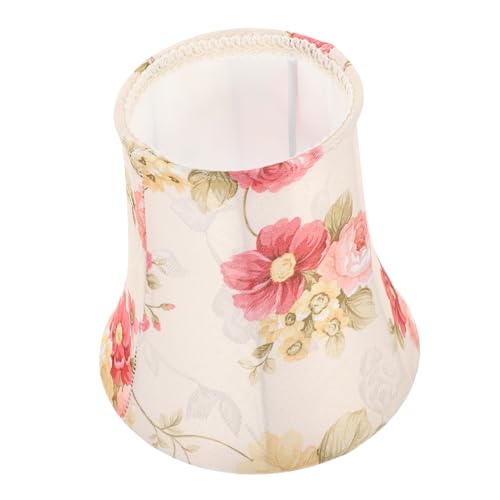 LALAFINA Stoff Lampenschirm für Tisch und Stehlampe Elegantes Design Fassung Leichtes Material Schützt die Augen für Schlafzimmer und Wohnzimmer von LALAFINA